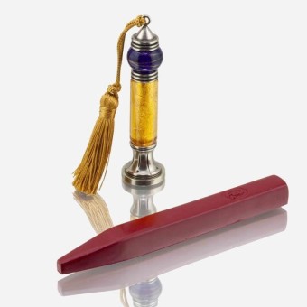Glasstempel und Wachssiegelset - Casanova 2