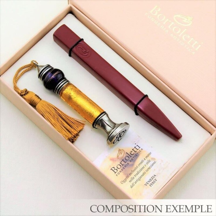 Glass Stamp and Wax Seal Set - Casanova