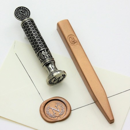 Napoleon imperial eagle wax seal stamp handmade in Venice