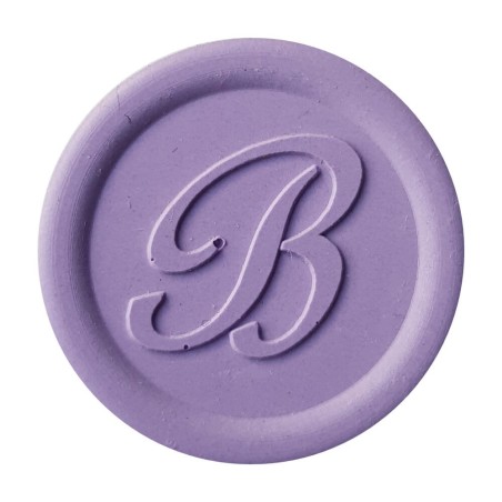 Elegante Lilac Wax Seal gemaakt met Bortoletti afdichtingswas
