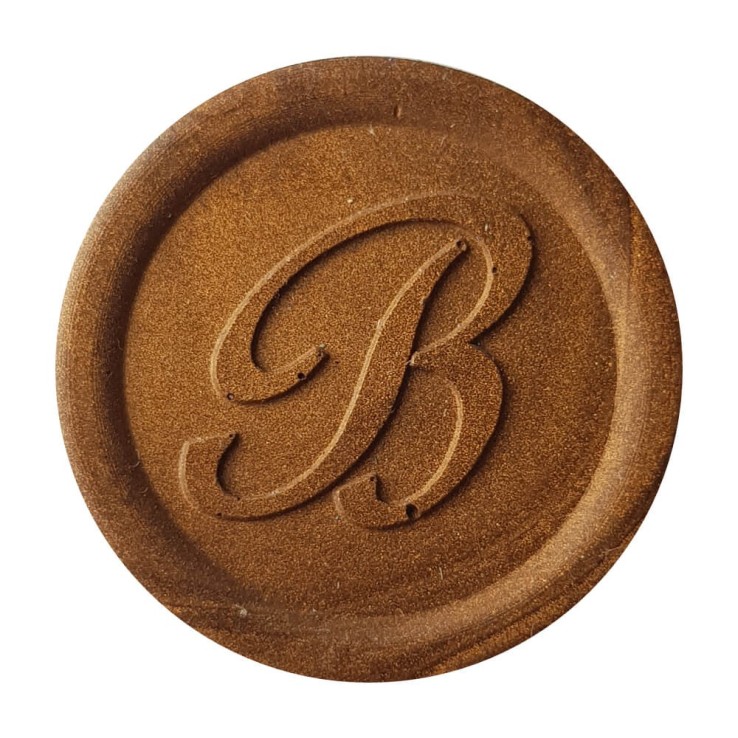 Warm Bronze Wax Seal gemaakt met Bortoletti afdichtingswas