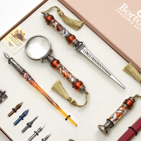 Set completo per calligrafia in vetro - Cornaro