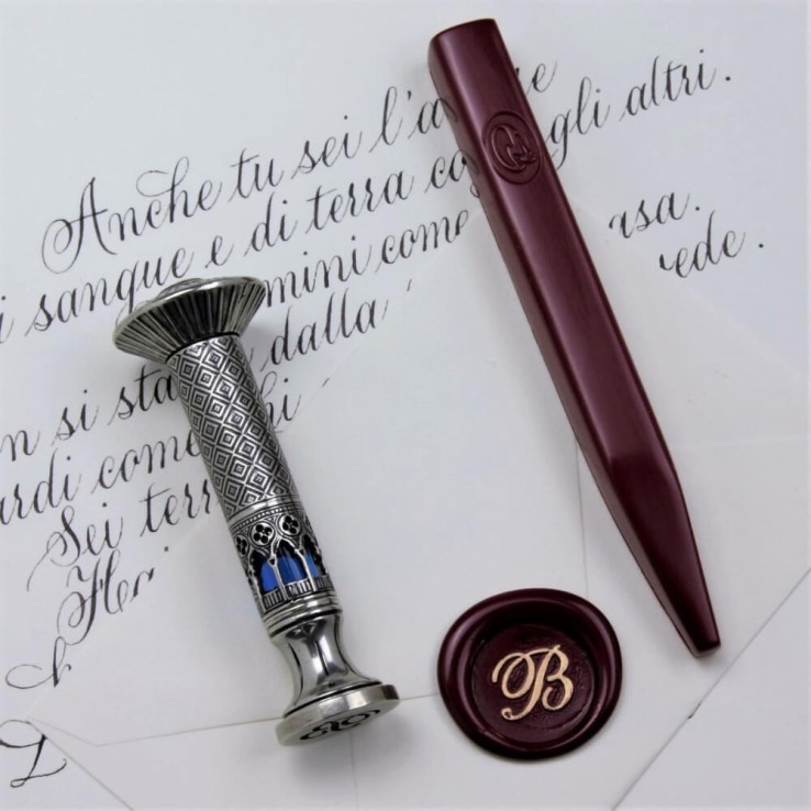 Ducale Bortoletti wax seal handle handmade in Venice