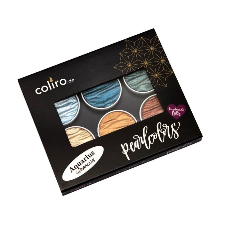 Coliro "Aquarius" Paleta de perlas para caligrafía y arte.