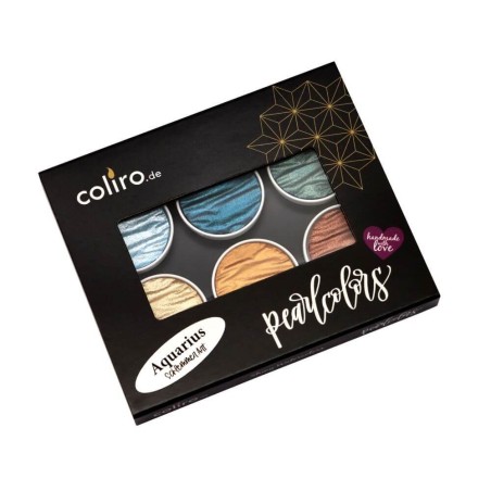Coliro "Aquarius" Paleta de perlas para caligrafía y arte.