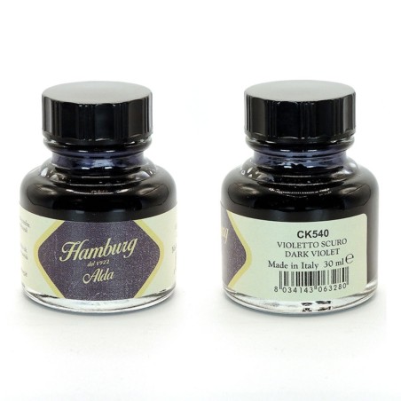 Hamburg Alda - diep violet Italiaanse kalligrafische inkt