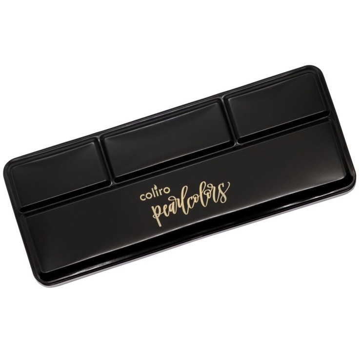 Scatola di metallo per 12 Coliro colori di perle