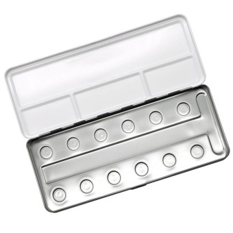 Metalen doos voor 12 personen Coliro parelkleuren 2