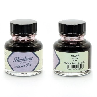 Hamburg Pink Mona Lisa kalligrafi Ink 30ml flaske