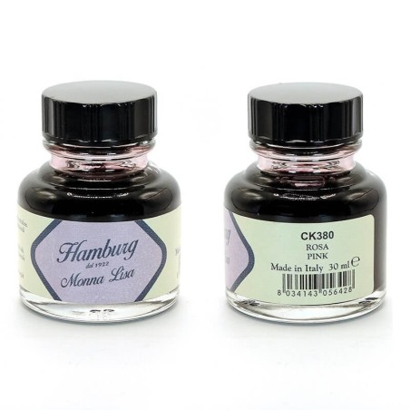 Hamburg Pink Mona Lisa Calligraphie Encre 30ml Bouteille