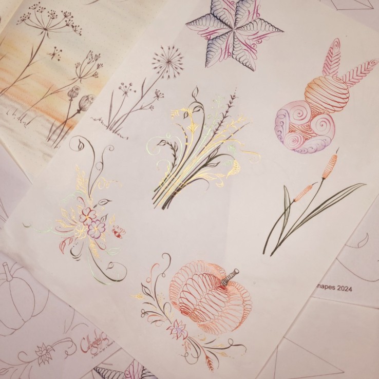 Spaß Kalligraphie Flourishes - Online - 13. September 2025 (AM)