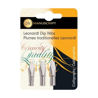 Manuscript Schatten-Nibs-Set von 3 für dekorative Kalligraphie