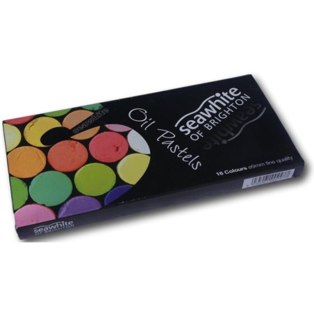 Koop SeaWhite Oil Pastel Sticks - 16 Kleur Set