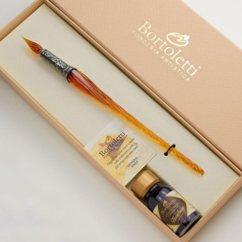 Bortoletti Orseolo Murano glass calligraphy set 2