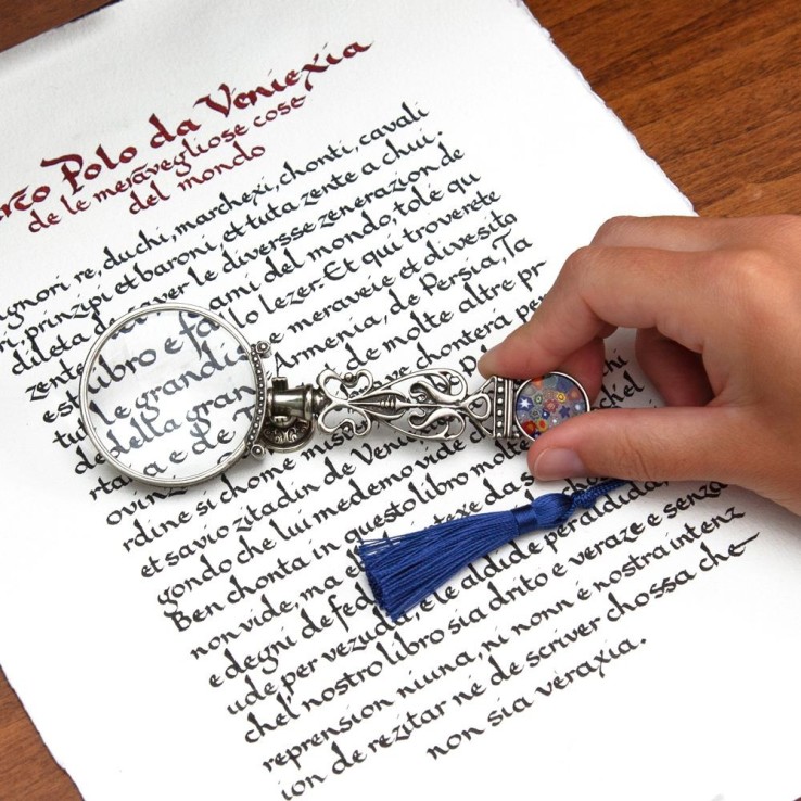 Bortoletti Loupe de bureau de canal avec arc ornemental