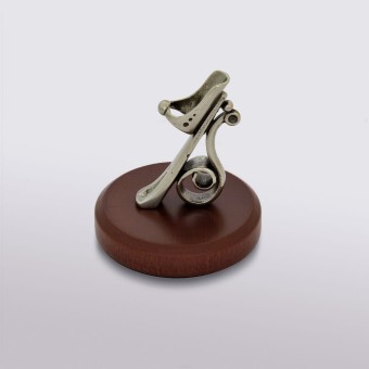 Faliero Feather Pen Holder af Bortoletti i træ og bronze