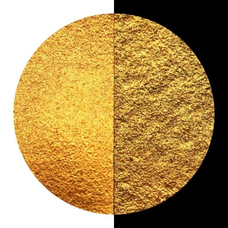 Coliro "Inca Gold" Gros plan chaud métallique en or
