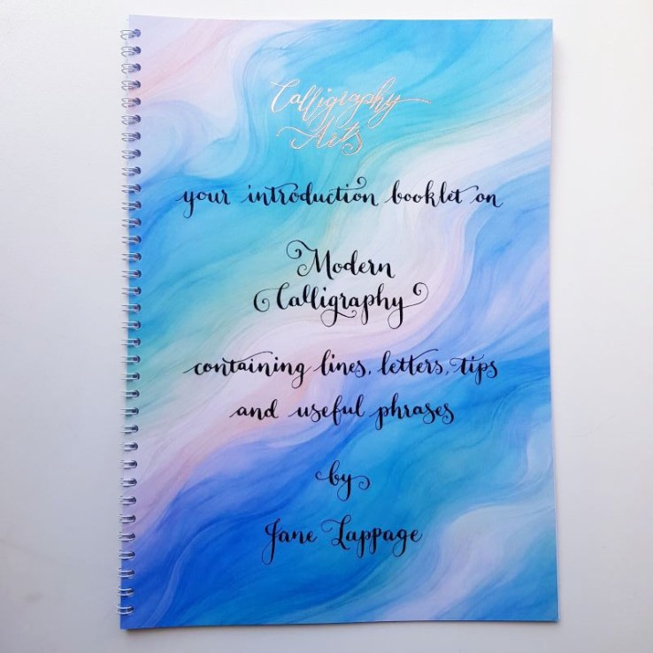 Calligraphy Arts Folleto de caligrafía moderna