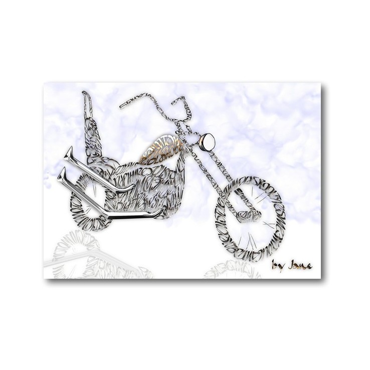 "Old skool" motorcykel