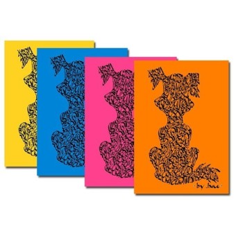 Koirakortit - kirkkaat värit