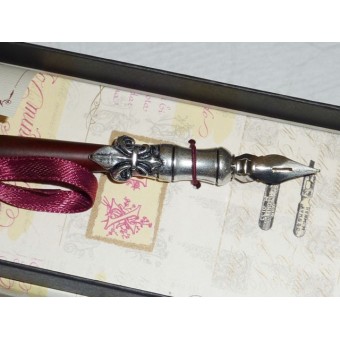 La Kaligrafica Italian calligraphy pen with black ink bottle 2