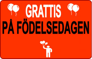 
			                        			Grattis på födelsedagen